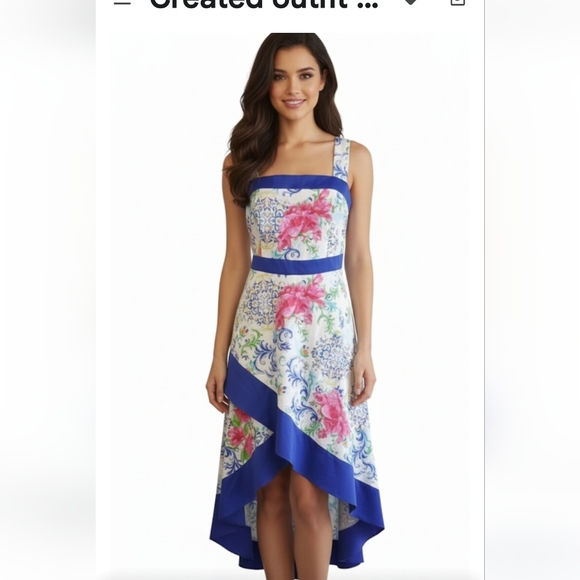 Boston Proper Dresses & Skirts - Nwt Boston Proper  Floral Dress in Blue and White